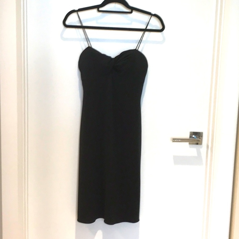 Spaghetti Strap Black Cocktail Dress, Laundry, s4, Elegant, Like New!